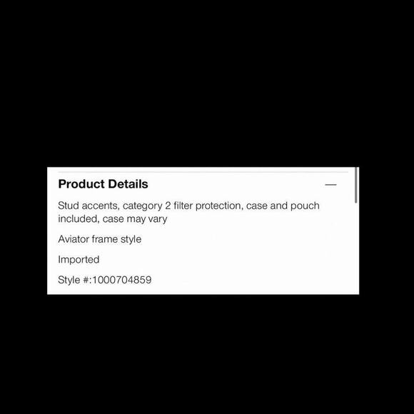 Zadig & Voltaire Aviator Sunglasses. - Picture 5 of 9